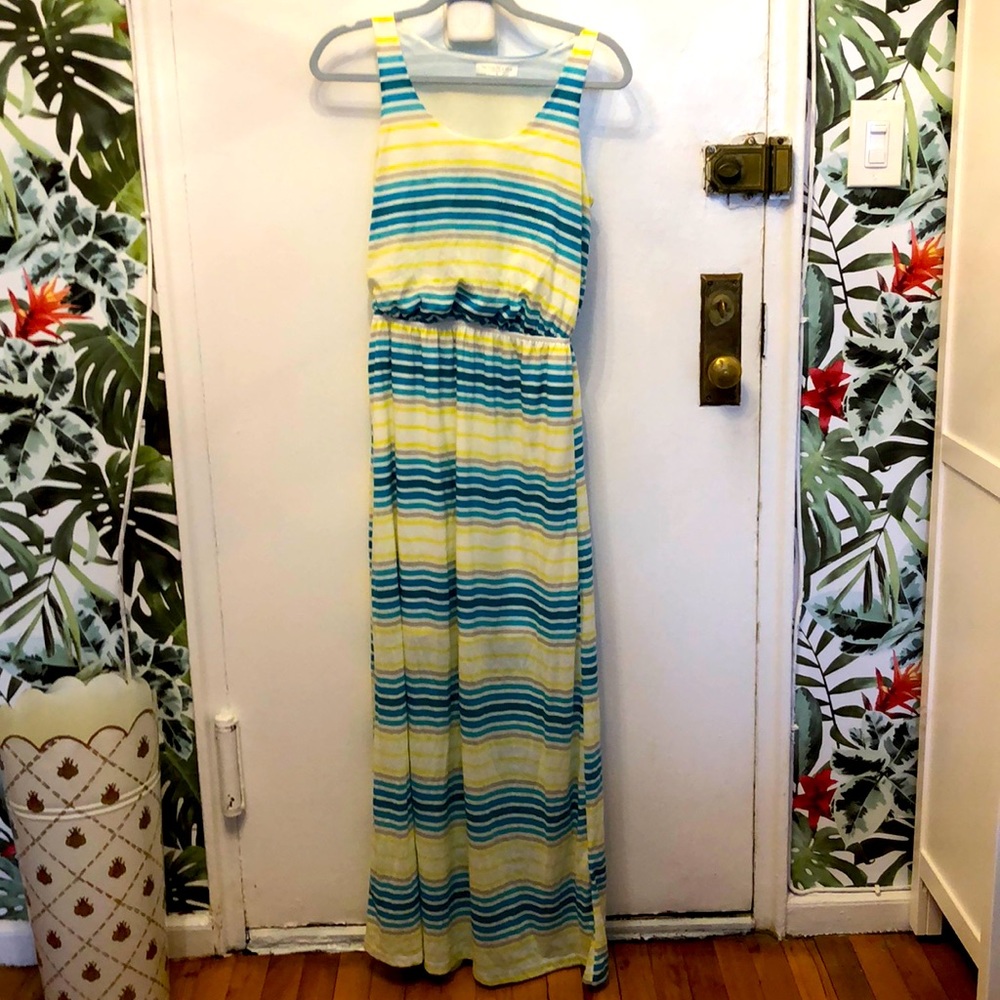 NWOT The Vanity Room Striped Maxi Summer